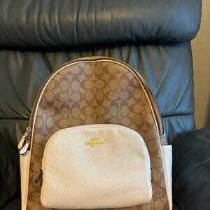 COACH Women's Court Backpack In Signature Canvas Size: Large